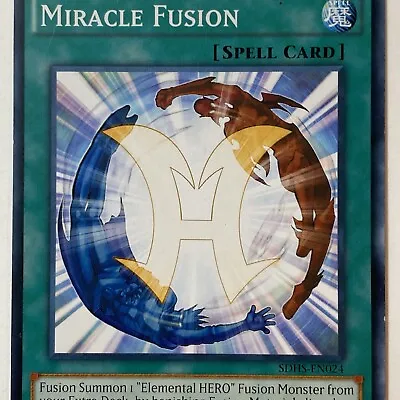 Yu-Gi-Oh! TCG Miracle Fusion HERO Strike Structure Deck SDHS-EN024 1st Set Of 2 • $2.80