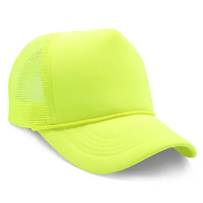 Trucker Hat Foam Mesh Snapback Adjustable Baseball Cap Solid Plain Army Men • $3.99
