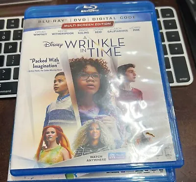 A Wrinkle In Time On Blu Ray & DVD • $1.50