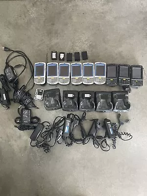 Lot Of 9 Motorola MC75A0 Mobile Computer/ Scanner W/ Accessories • $125