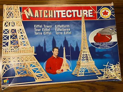 Matchitecture Eiffel Tower Wood 3D Puzzle New Sealed Box BJ Toys • $39