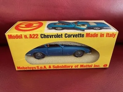 VINTAGE MEBETOYS 1/43 Chevrolet  Corvette A 22 MADE IN ITALY *EXCELLENT* • $85