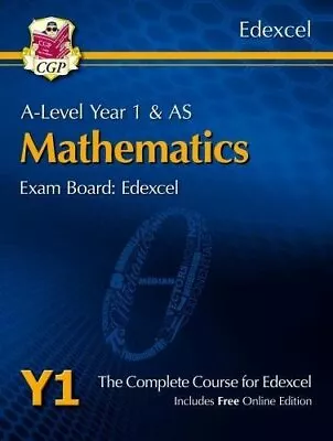 New A-Level Maths For Edexcel: Year 1 & AS Student Book With Online Edition (CG • £5.10