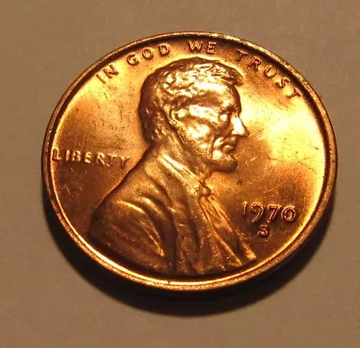 1970 S Small Date Lincoln Cent Penny - BU Condition - 30SU-2 • $0.99