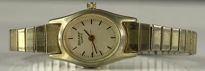 Vintage Estate Jewelry Watch SHARP Japan Ladies Quartz Gold Tone 343738 • $13.17