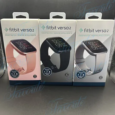 NEW Fitbit Versa 2 Health & Fitness Smartwatch Authentic Activity Tracker S & L • $81.95