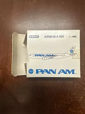 SCHABAK Avion Pan Am Airbus A-300 - Ech 1:600 - Diecast Airplane • $1