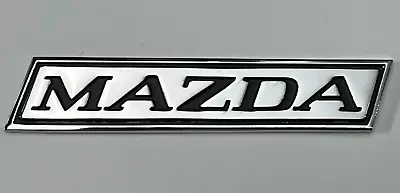 MAZDA Metal Badge Chrome Brand New For Rotary Rotor RX2 RX3 RX4 RX5 RX7 Custom • $35.95