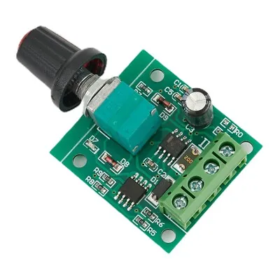 DC Motor 1.8/3/5/6/12 V PWM Speed Controller Potentiometer Knob Switch Set • $6.98