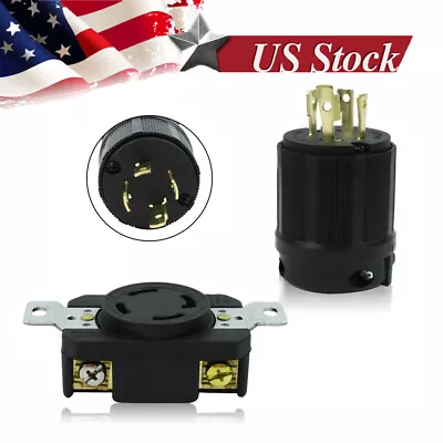 Generator Rv Ac Plug Socket L14-30 120V 220V Male & Female Receptacle • $17.32