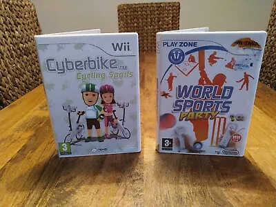 £8.99 • Buy CYBERBIKE CYCLING SPORTS NINTENDO Wii Game + World Sports Party