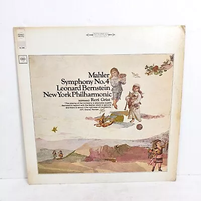 Mahler - Symphony No. 4 Leonard Bernstein Reri Grist Vinyl LP Columbia • $14.99