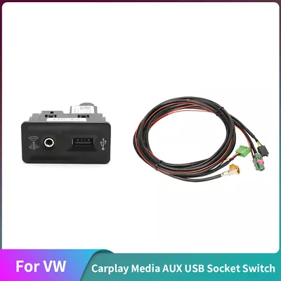  For VW Golf MK7 CarPlay Media MDI USB AUX AMI Socket Switch Cable 5G0 035 222E • $65.99