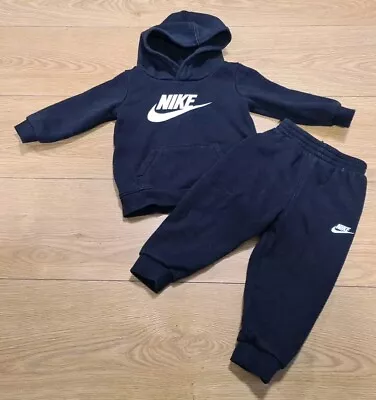 12-18 Months Boys Black Nike Tracksuit (32) • £11.49