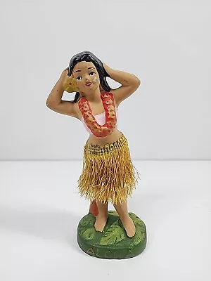 Vintage Chalkware Nodder Bobble Hula Girl Original 1950's 1960's • $49.99