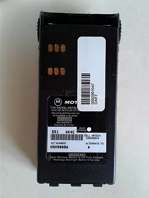 Premium Quality ORIGINAL MOTOROLA HNN9008A NiMH Two Way Radio Battery • $19.95