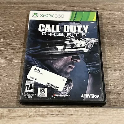 Call Of Duty: Ghosts - Xbox 360 - Black Case • $11.99
