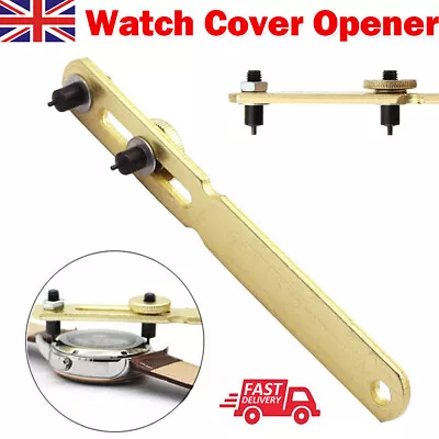 £3.39 • Buy Adjustable Watch Repair Tool Back Case Cover Opener Remover Wrench UK