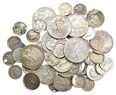 $10 Face Value US 90% Silver Coin Constitutional Silver Roll Lot Collection *823 • $204.50