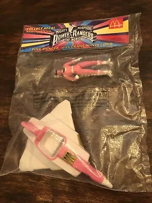 1995 Mighty Morphin' Power Rangers The Movie - Pink Ranger McDonald's Toy • $5