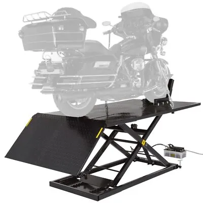 Black Widow BW-1500AO-V2-MC Hydraulic Motorcycle Lift Table • $1909.99