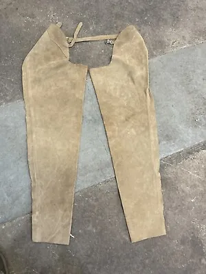 Suede Chaps Adult Large Full Length Horseback Riding Leather Chaps • $65