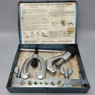 Vintage Imperial Eastman 274-FC Flaring & Cutting Tool Kit In Orig. Metal Box • $29.85