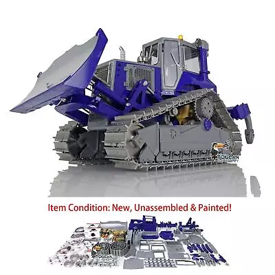 LESU 1/14 Aoue DT60 Crawler Hydraulic RC Dozer Bulldozer Kit Model Pump Lights • $5424.43