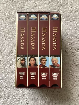 Masada TV Series VHS Box Set Complete On Cassettes • $5