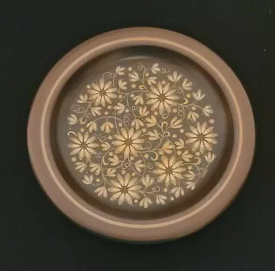 Vintage Mikasa Majorca Daisies Dinner Plate E-3001 MCM Brown Stoneware • $13