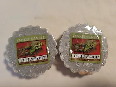 (2) Lot Yankee Candle Wax Potpourri Tarts Holiday Sage 0.8 Oz  • £5.12