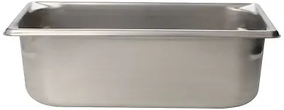 Vollrath 4  Deep Super Pan V� Stainless Steel Third-Size Steam Table Pan • $18.38