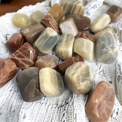 Multi Moonstone Tumbled Stones (3) • $11.88