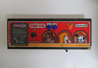 1981 Nintendo Donkey Kong Arcade Game Control Panel • $169.97