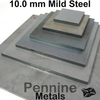 £4.95 • Buy 10mm MILD STEEL SHEET Plate Metalwork Fixing Leveling Plates Sheet Metal Welding