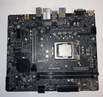MSI H510M-A PRO Motherboard Combo • Intel I5 10400F • $77