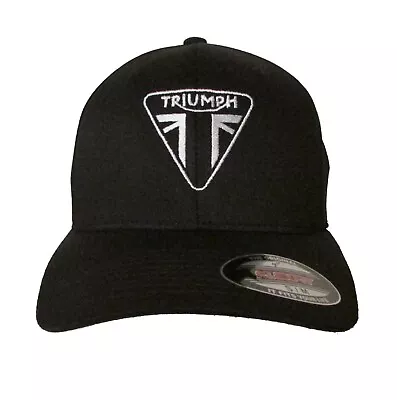 Triumph Motorcycle Logo #1 Embroidered Baseball Hat OSFA Or Flex Fit • $19.99