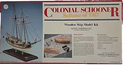 Model Shipways Colonial Schooner Sultana Ship Model Kit • $75