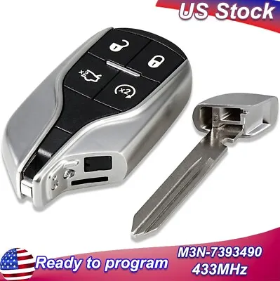 New Smart Key Remote For Maserati Levante Ghibli Quattroporte Mc20 M3n-7393490 • $27.90