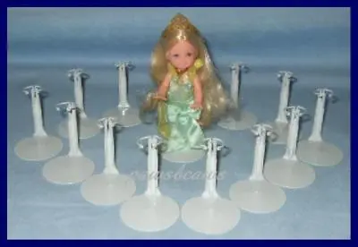 12 One Dozen White KAISER 1001 Doll Stands For KELLY Kids Club Dolls • $28.99