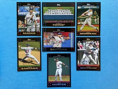 2007 Topps Minnesota Twins Team Set (All 27 Cards) *From Factory Set* • $1.89