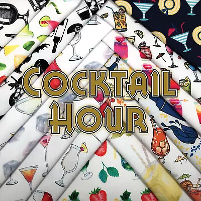 $15.50 • Buy Cocktail Hour! Home Decor Fabric Polyester 62  W Sold By The Yard