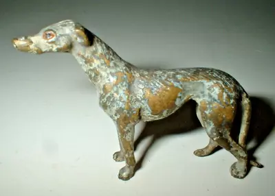 Vintage 'Cold-painted' Bronze Greyhound Dog - Austria- C:1930 • £9.99