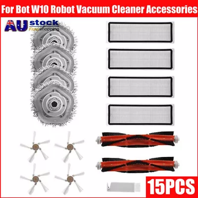 For Bot W10 Robot Vacuum Cleaner Accessories Main Side Brush Washable HEPA AUS • $47.99