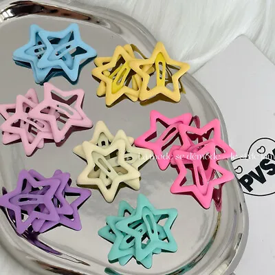 1pcs Women Star Hair Clip Hairpin Barrette Stick Bobby Pin Metal Snap Side Clip • $0.99