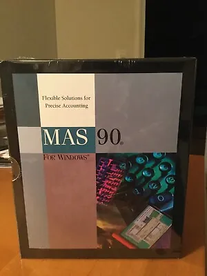 $295 • Buy $795 Shrink Wrapped Brand New MAS 90 For Windows Payroll 3.11 .