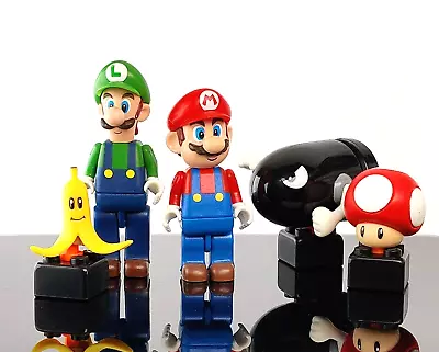 K'nex Mario Kart Figures From The Wii Bowser Set Luigi Toad Mario Bullet Bill • $20.67