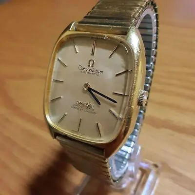Omega Constellation Chronometer Vintage Gold Automatic Mens Watch Auth Works • $1011.79