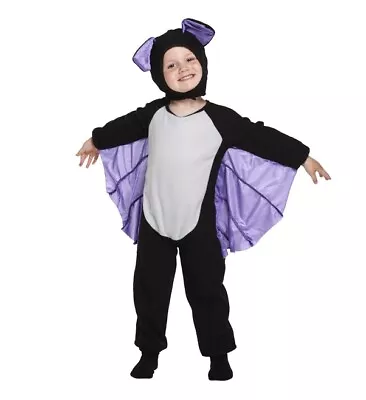 Baby TODDLER BAT JUMPSUIT Halloween COSTUME Childs Kids Fancy Dress Party Outfit • £9.82