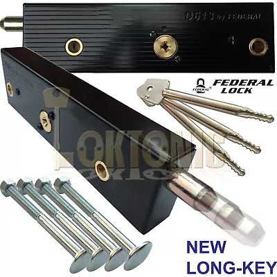 £34.50 • Buy Federal Enfield Garage Shed Van Gate Door Locks Bolts Long Key MK8